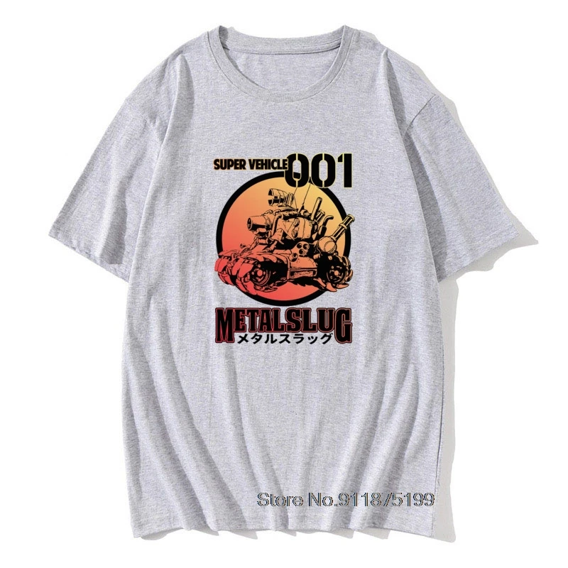 

Metal Slug T Shirt Super Vehicle T-Shirt Retro Graphic Tee Shirt 100% Cotton Man 3xl Short-Sleeve Funny Tshirt
