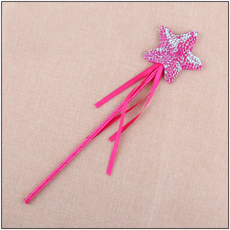 rose star Хэллоуин бабочка звезда волшебная палочка костюм для девочек реквизит косплей вечерние сувениры принцессы подарок на свадьбу День рождения Рождество - Цвет: rose star