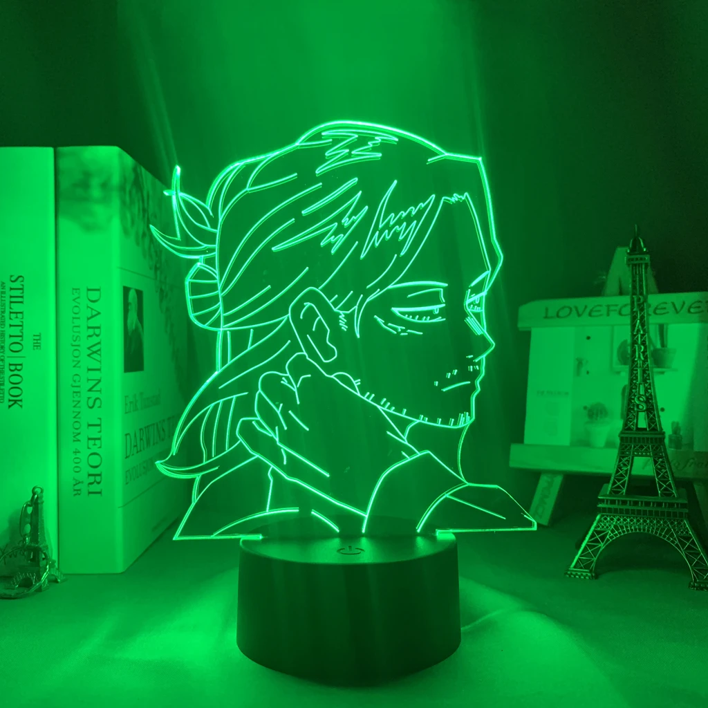 

My Hero Academia Anime LED Light Shota Aizawa for Birthday Gift Bedroom Decorative Nightlight Manga 3D Night Lamp Bedside