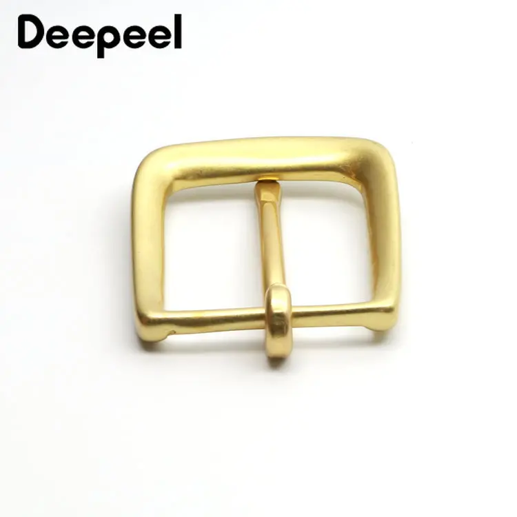 Deepeel1pc 35 мм латунная ретро пряжка унисекс с головкой из чистой меди застежка для