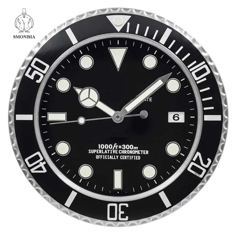 Металлические роскошные дизайнерские настенные часы дешевые Relogio De Parede лучший