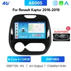 DSP 9 ''IPS Android 10,0 Автомобильный мультимедийный автомобильный радиоприемник для Renault Captur CLIO 2011 2014 2015 2016-2018 Kaptur QM3 Manual AC GPS AM