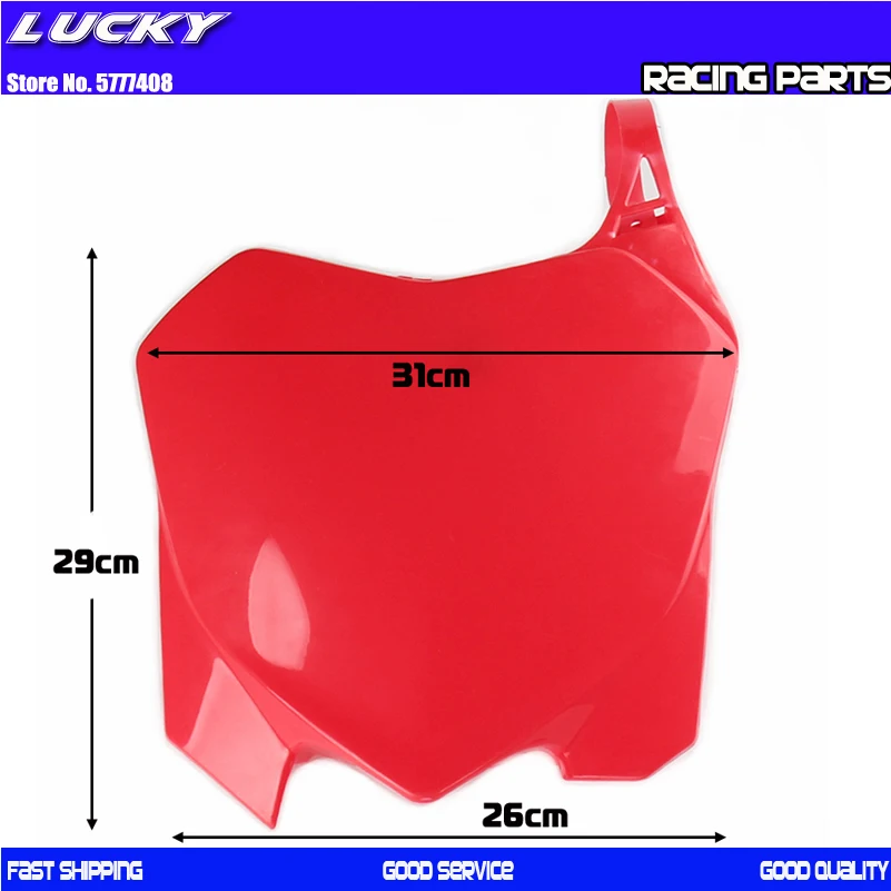 Передняя номерная табличка ДЛЯ CRF CRF250R 2010 2012 2013 CRF450R 2009 2011 12 Внедорожный гоночный