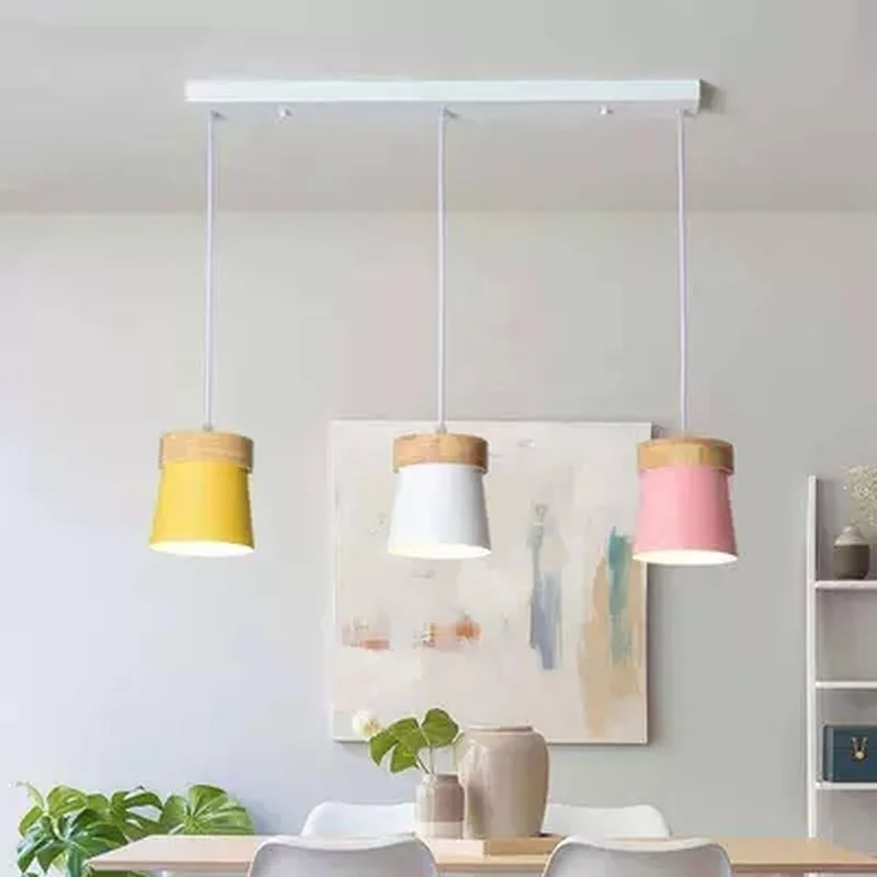 Nordic светодиодный подвесной светильник для столовой современный металлический