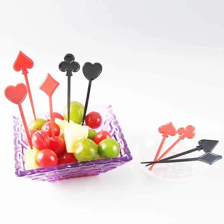 200 шт. в форме бабочки одноразовые пластиковые зубочистки для фруктов набор вилок