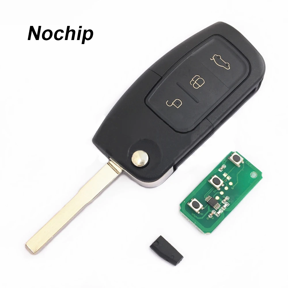 Автомобильный Дистанционный ключ 433 MHz Engineering Pplastic+ медь для Ford Fusion Focus Fiesta Galaxy HU101 Blade Автомобильный ключ