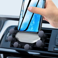50 hot sales gravity car air vent clip no magnetic mobile phone holder gps stand rack bracket
