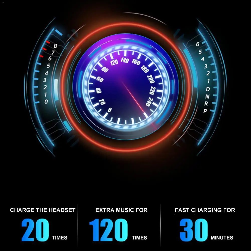 F9-5 TWS Wireless Bluetooth 5.0 Earphones Stereo Sport In Ear Earbuds Gaming Headset LED Noise Cancelling Waterproof | Электроника