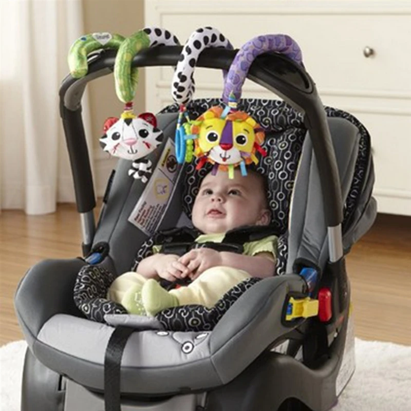 

Toys Hanging Spiral Rattle Stroller Cute Animals Crib Mobile Bed Baby Toys 0-12 Months Newborn Educational Toy for Children