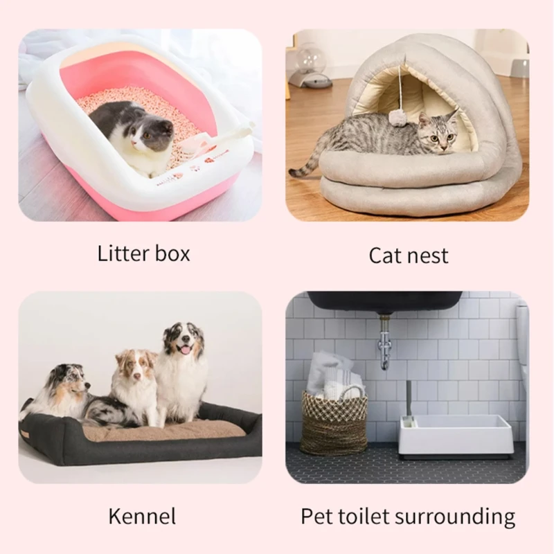 

Cat Litter Deodorizer Smart Odor Eliminator Silence Design for Small Pets Rechargeable Home Gift For Pet Keep Fresh Air