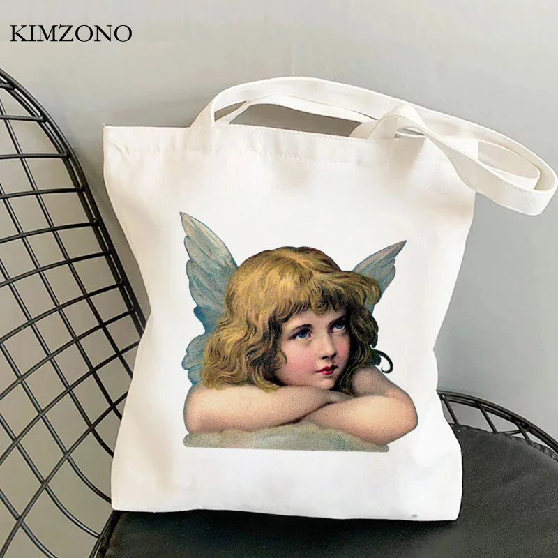 

Angel shopping bag bolsas de tela jute bag reusable bolsa handbag shopping bag bolsa compra bolsas ecologicas cabas