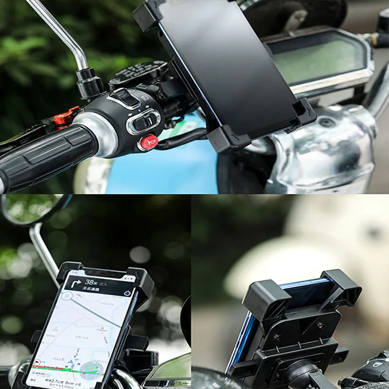 

Bicycle Mobile Phone Holder Motorcycle Shockproof Mobile Phone Holder Navigation Bracket Stand Bracket Bicycle Accessories