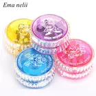 Световой шар йо-йо светодиод мигает классический смешной YoYo игрушка для детей механизм сцепления йо-йо игрушки для детей вечерние свечение развлечения инструмент