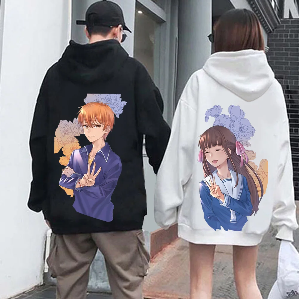 Sudadera con capucha para hombre y mujer, suéter informal de Anime, cesta de frutas, Cosplay, Harajuku, Souma Kyo, Honda, Tohru