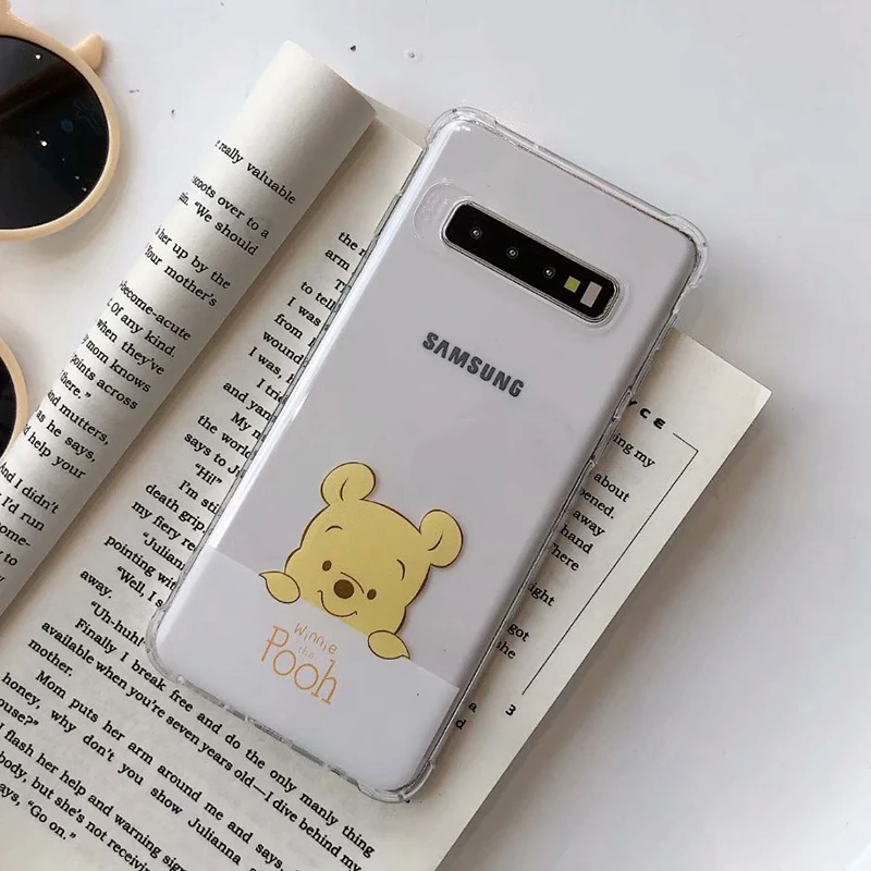 Противоударные Чехлы YHBBCASES с мультяшными животными для Samsung Galaxy S8 S9 S10 Plus Note 8 9 пары