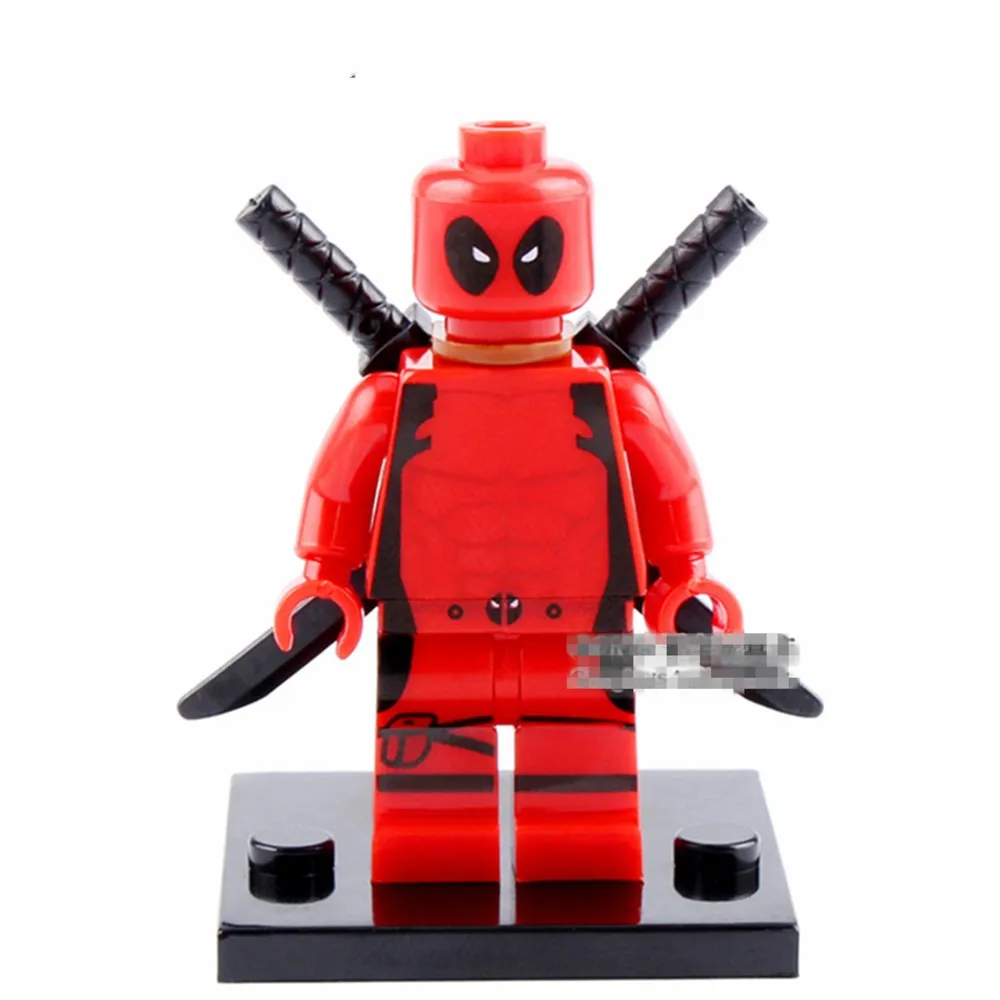 Дэдпул фигурка супергероя Marvel Гвен пул Говард утка ироман строительные блоки