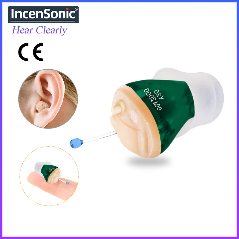 

ITC Digital Hearing Aids Audifonos Mini Tuneable Sound Amplifier Y25 Portable Invisible Hearing Aid for Elderly/Deaf