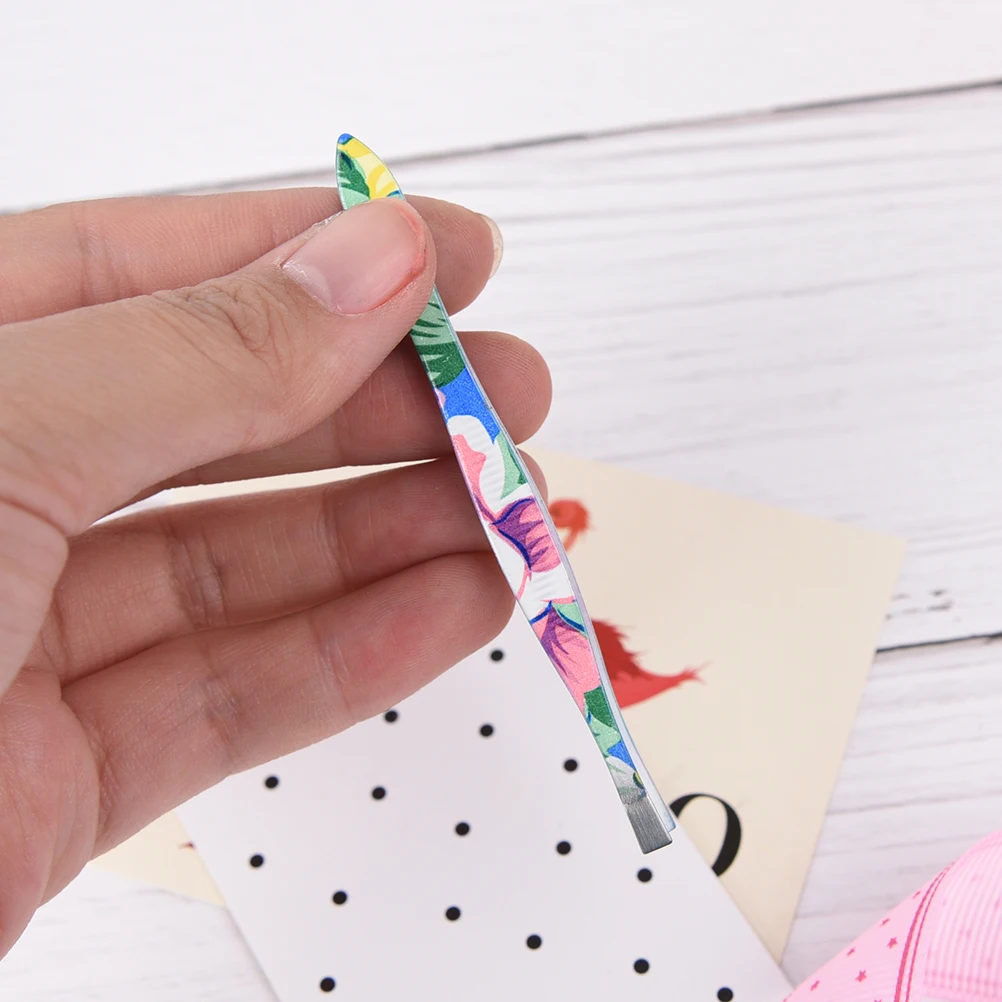 1 шт. Профессиональный пинцет для бровей удаления волос из нержавеющей стали с