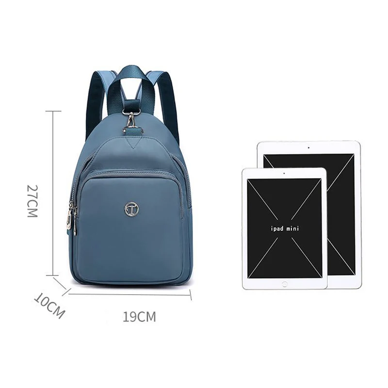 

High Quality Bookbag Women Backpack Fashion Travel Female Rucksack Nylon Teenage Casual School bag Chest Shoulder Bag Mochila
