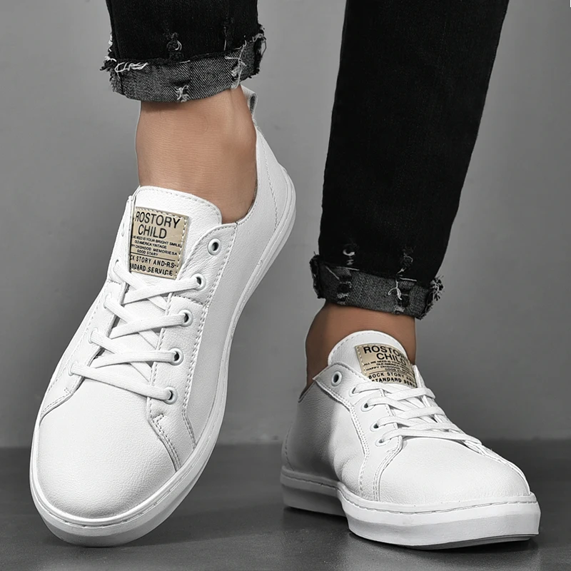 

Spring New Fashion Men Luxury Casual Flats Sport Walking Sneakers Lace-Up Sneakers Men Moccasins Light Off White Sneakers