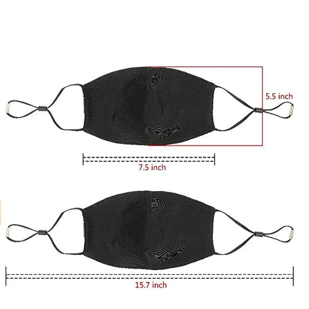 Забавная маска для лица моющаяся Тканевая мужчин многоразовая защита рта