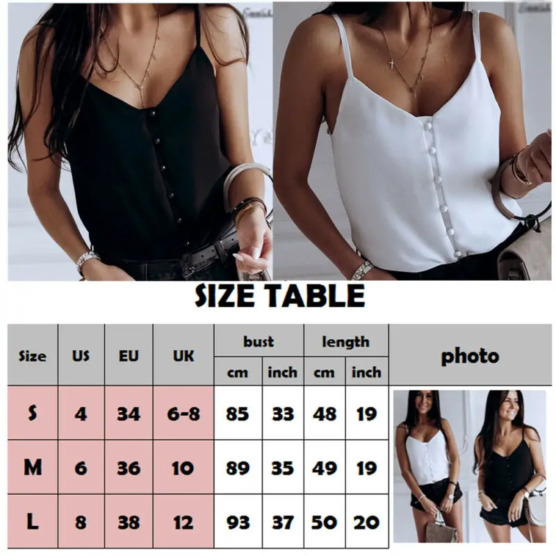 Кроп Топ женский без рукавов повседневная майка с V образным вырезом на пуговицах