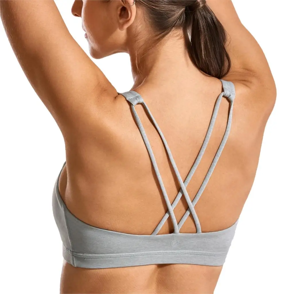 Heather Multi18 CRZ женский светильник для йоги, спортивный бюстгальтер для йоги - Цвет: Heather Multi18