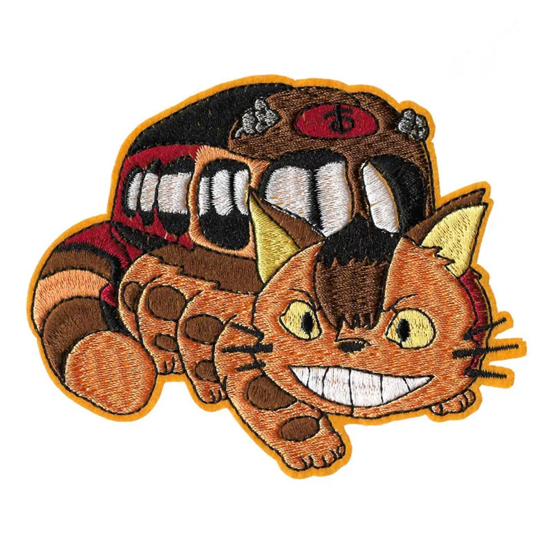 Японская аниме Тоторо вышитая термонаклейка сделай сам без лица Мужской кролик