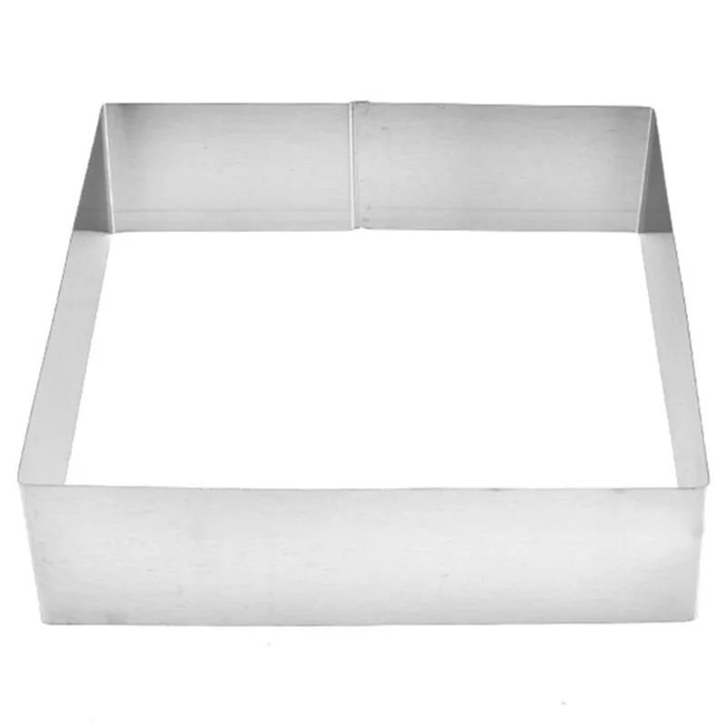 3 шт./компл. квадратное кольцо для Мусса из нержавеющей стали пресс-форм выпечки