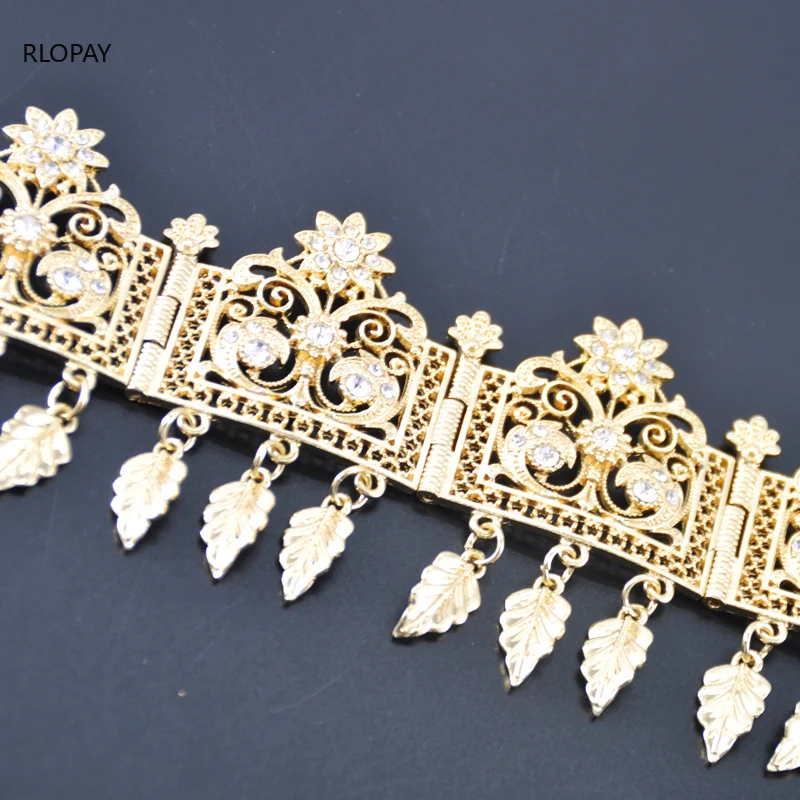 Хрустальная повязка на голову для девочек золотые аксессуары волос женщин