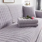 Чехлы для диванов из плотной ткани для гостиной, утепленные, из полиэстера, современные, эластичные, для угловых диванов