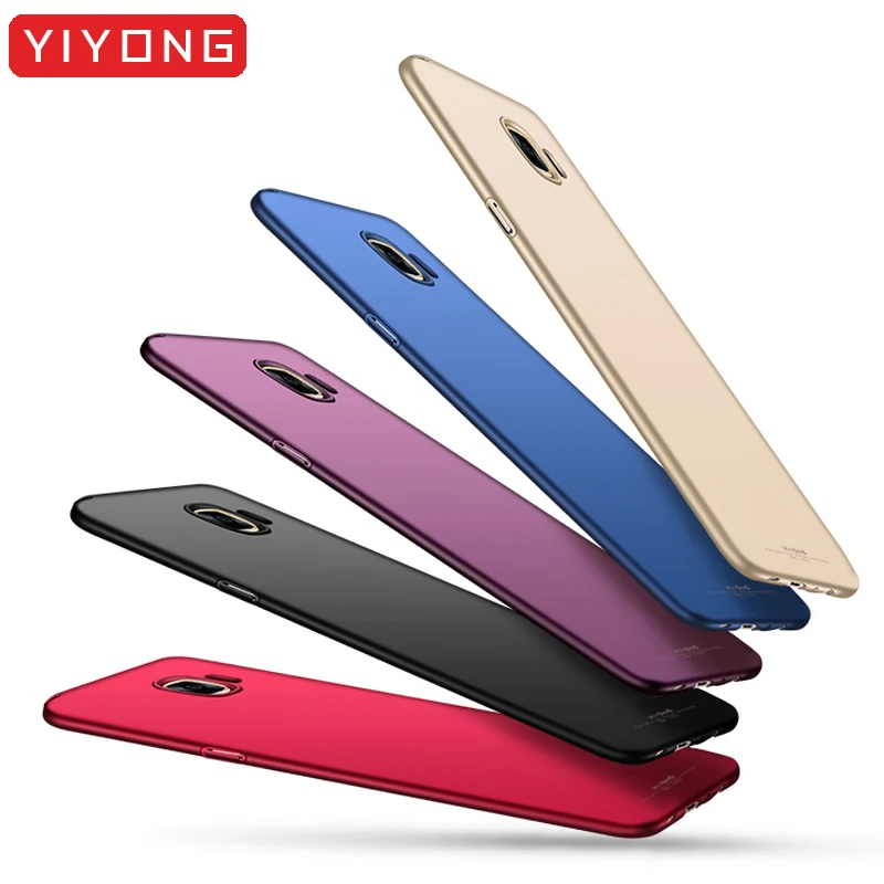 Чехол YIYONG для Samsung Galaxy A5 A7 A3 J5 J7 2017 матовый чехол A8 A6 J4 J6 Plus 2018 J8 A9 A9S чехлы