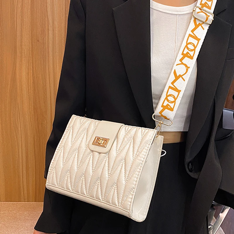 Женская модная белая сумка через плечо из искусственной кожи с резьбовым