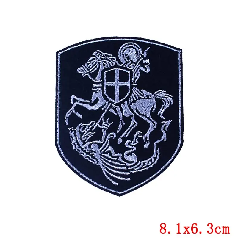 DIY нашивка в стиле панк и вышивкой Череп для бренд патчи железные на одежде