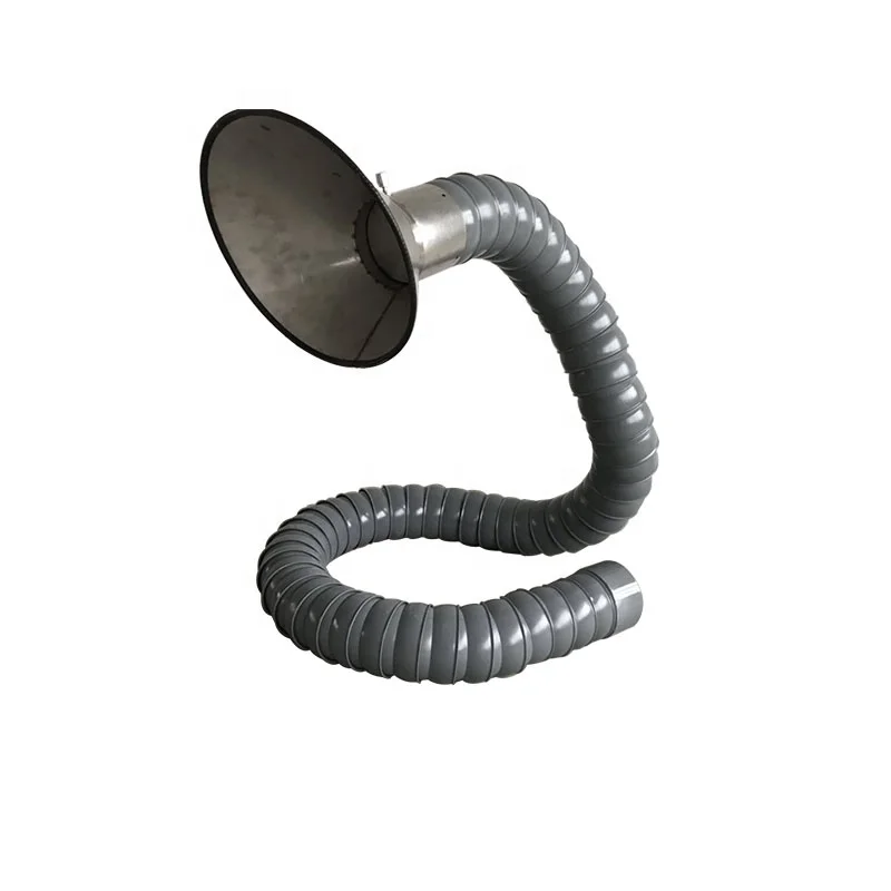 

Support-free anti-static ESD fume extractor pipe arm Flexible