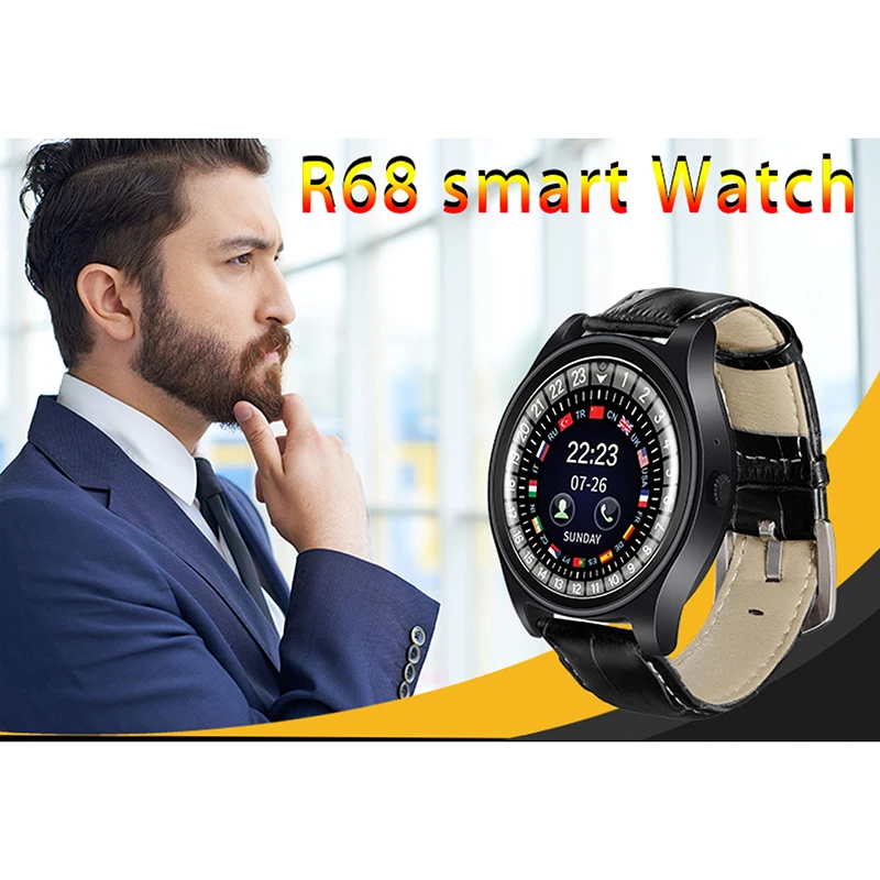 Смарт-часы с Bluetooth камера sim-картой шагомер напоминание о сидячем положении