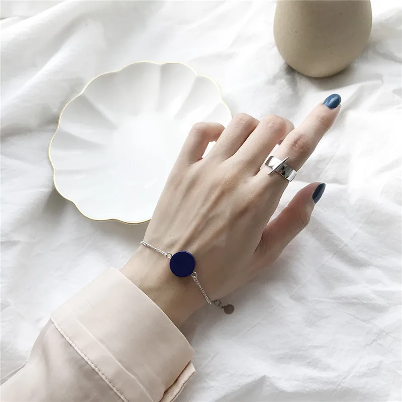 Минималистичное женское простое Шикарное Кольцо RUIYI из настоящего серебра 925