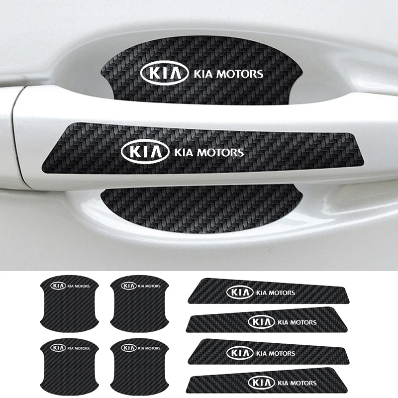Светящиеся защитные наклейки на дверную ручку автомобиля для KIA CEED OPTIMA Cerato SOUL RIO