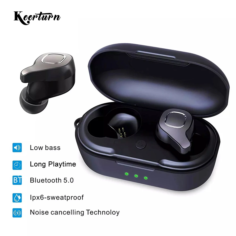 TWS-стереонаушники F8 HD с поддержкой Bluetooth 5 0 и защитой от воды | Электроника