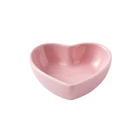 dessert salad bowl snack sushi dishes ceramic plate personality creative cartoon flavor saucer love heart shaped tableware