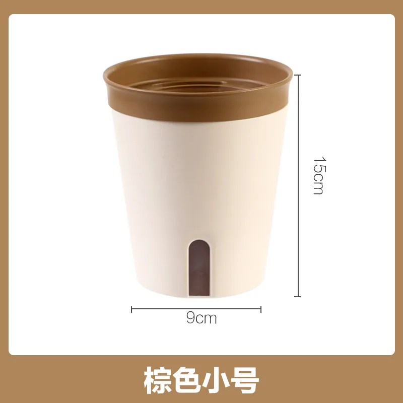 

Plastic Basket Flower Pot Stand Indoor Large Self Absorbent Flower Pot Planting Vegetable Semillas Plantas Home Garden EF50FP