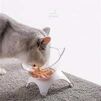 cat bowl non slip dog bowls pet feeding water bowl travel food container single transparent kitten drinking puppy food products