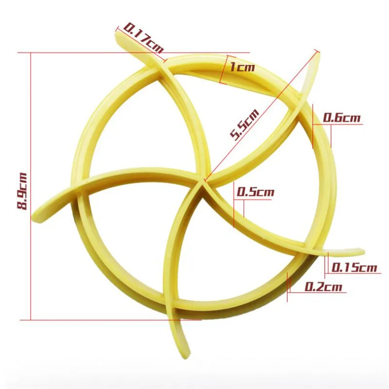 

Plastic Pastry Cutter Dough Cookie Press Homemade Bread Rolls Molds Stamp Baking Dessert Tools Cookies Cutter Mould
