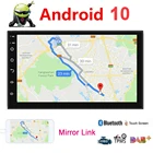 Автомагнитола на Android 10, универсальный мультимедийный видеопроигрыватель с 7 дюймовым дисплеем, GPS-навигацией, Bluetooth 1024x600, типоразмер 2 Din