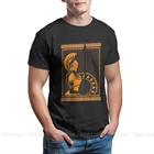Мужские топы с римской мифологией, модная Архаическая футболка с тремя сатурнами, атеной минерой, Харадзюку