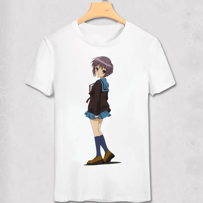 Футболка с изображением меланхоли Харухи джузумии японская Классическая