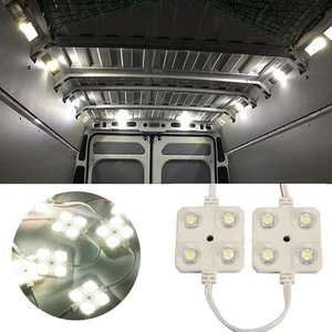 5pcs Car Interior Led Roof Light Energy-saving Low Power Waterproof White Lamp Suitable for Boat Caravan Trailer Truck HGV