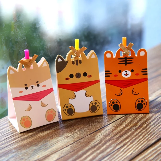 

Cute animals Lollipop paper holder wedding sweets favor packaging gift wrapping party supplies 80set/lot
