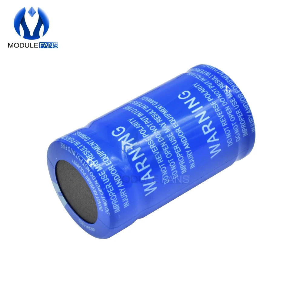 6PCS 2.7V 500F Super Farad Capacitor For Car Vehicle Rectifier Low ESR Capacitor Ultracapacitor High Frequency