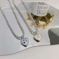 necklace woman cartoon animal necklaces women blue cow pink holland lop pendant ladies heart high quality lady jewelry collier